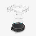 AGL05346 - Galaxy Watch 5 Pro (45mm) Screen Protector EZ FIT GLAS.tR showing the ez fit tray, protective film, screen protector and watch face