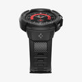 ACS05301 - Galaxy Watch 5 Pro (45mm) Case Rugged Armor Pro in black showing the bottom and front