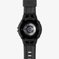 ACS05301 - Galaxy Watch 5 Pro (45mm) Case Rugged Armor Pro in black showing the back with watch band laid out flat