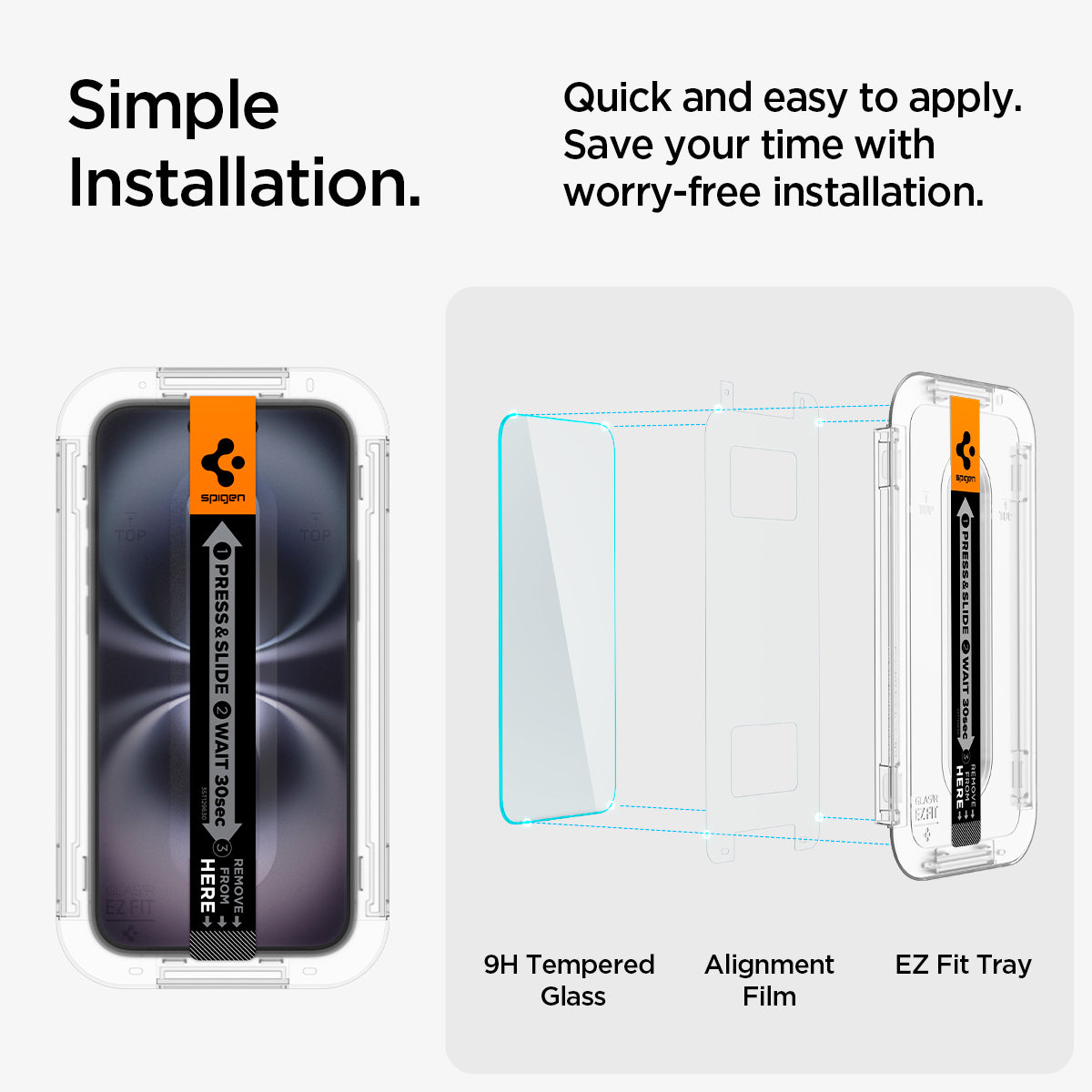 AGL06903 - iPhone 16 GLAS.tR EZ Fit 
