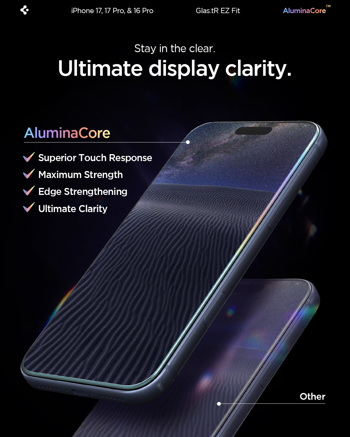 AGL07928 - iPhone 17 Pro / iPhone 17 GLAS.tR EZ Fit