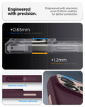 ACS09914 - iPhone 17 Pro Max Case Nano Pop (MagFit) in burgundy bean 