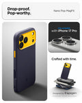 ACS09966 - iPhone 17 Pro Case Nano Pop (MagFit) in blueberry navy
