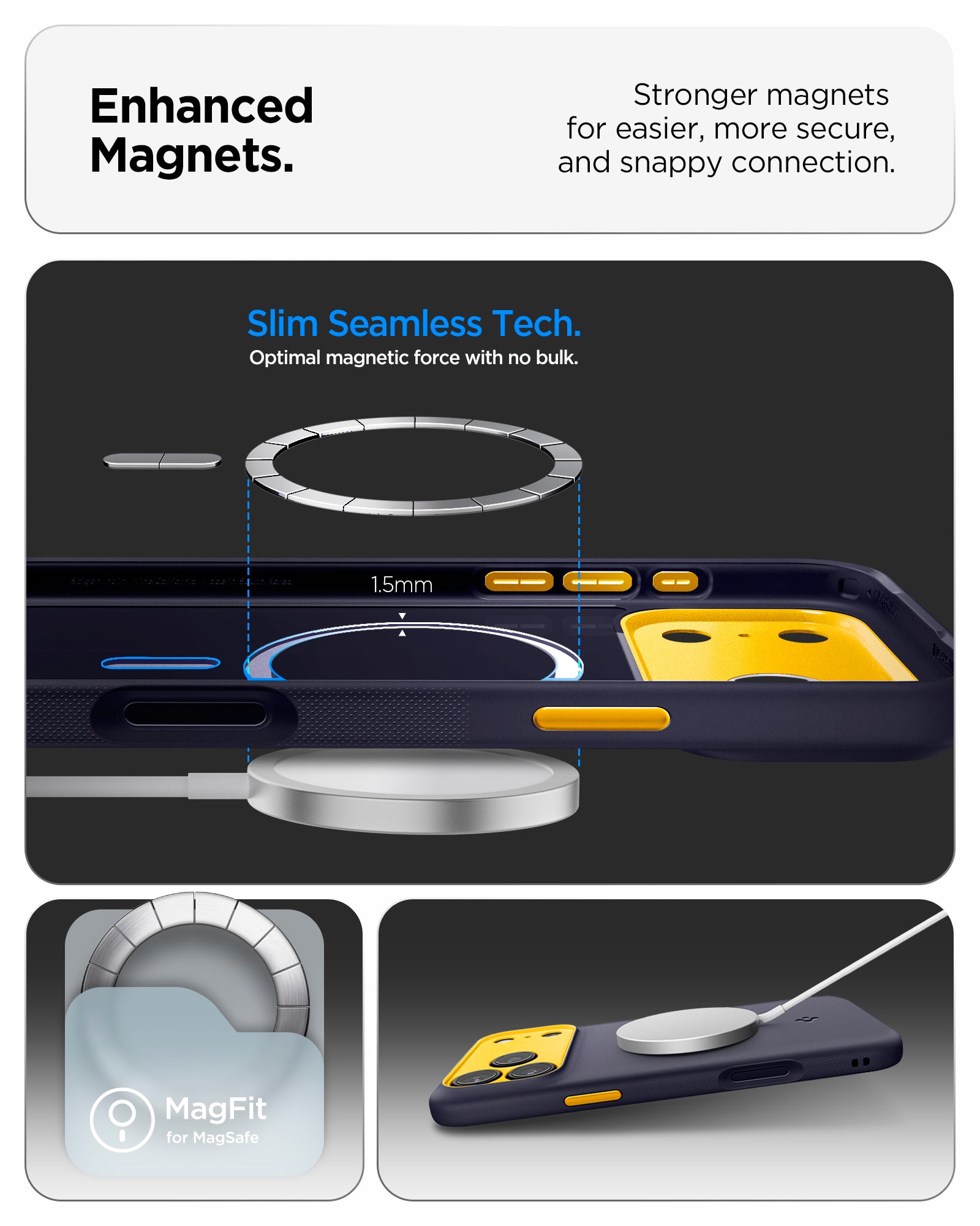 ACS09966 - iPhone 17 Pro Case Nano Pop (MagFit) in blueberry navy
