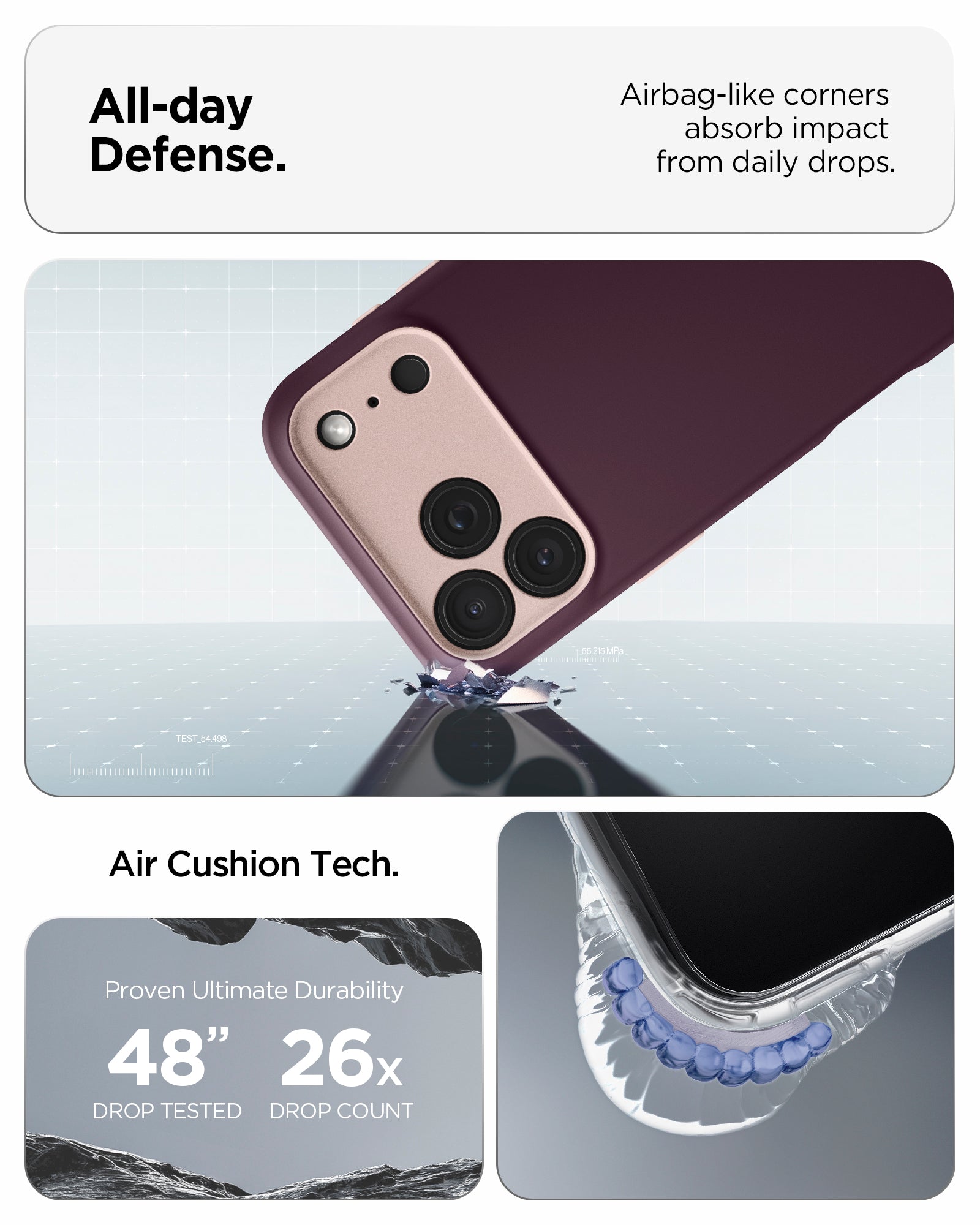 ACS09967 - iPhone 17 Pro Case Nano Pop (MagFit) in burgundy bean 