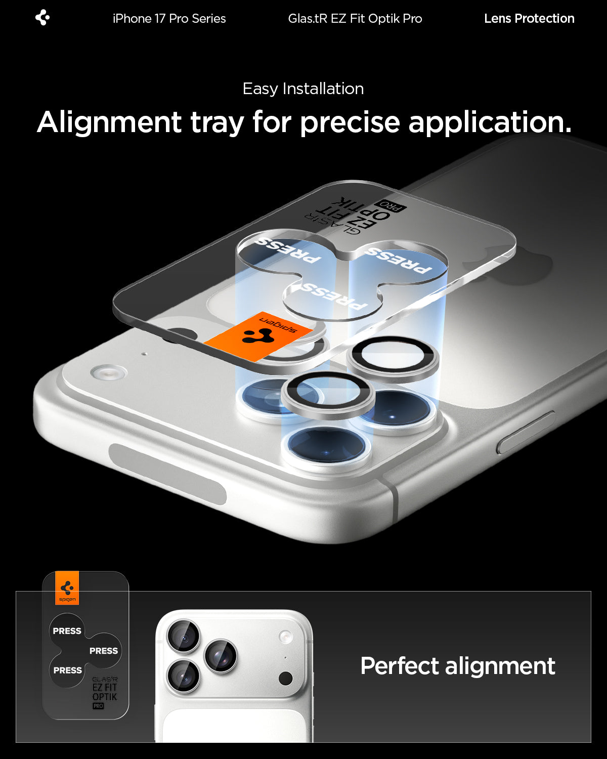 AGL10124 - iPhone 17 Pro Max Optik Pro EZ Fit 