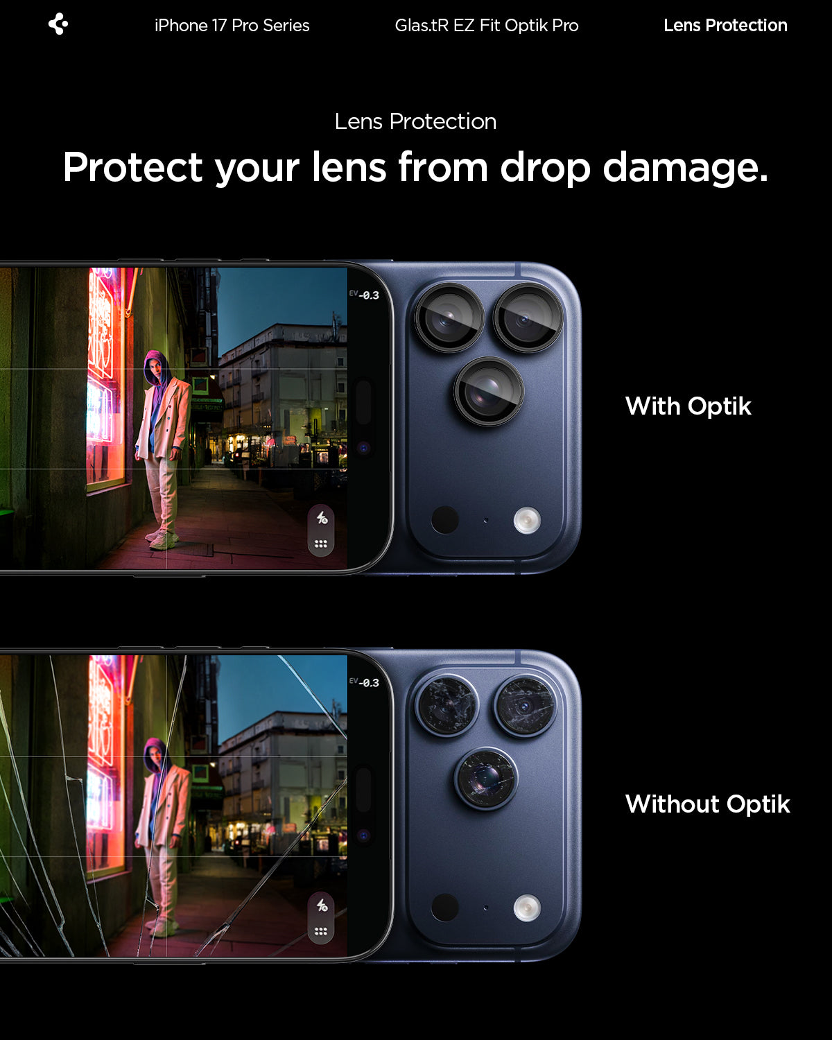 AGL05205 - iPhone 16 Pro / 16 Pro Max Optik Pro