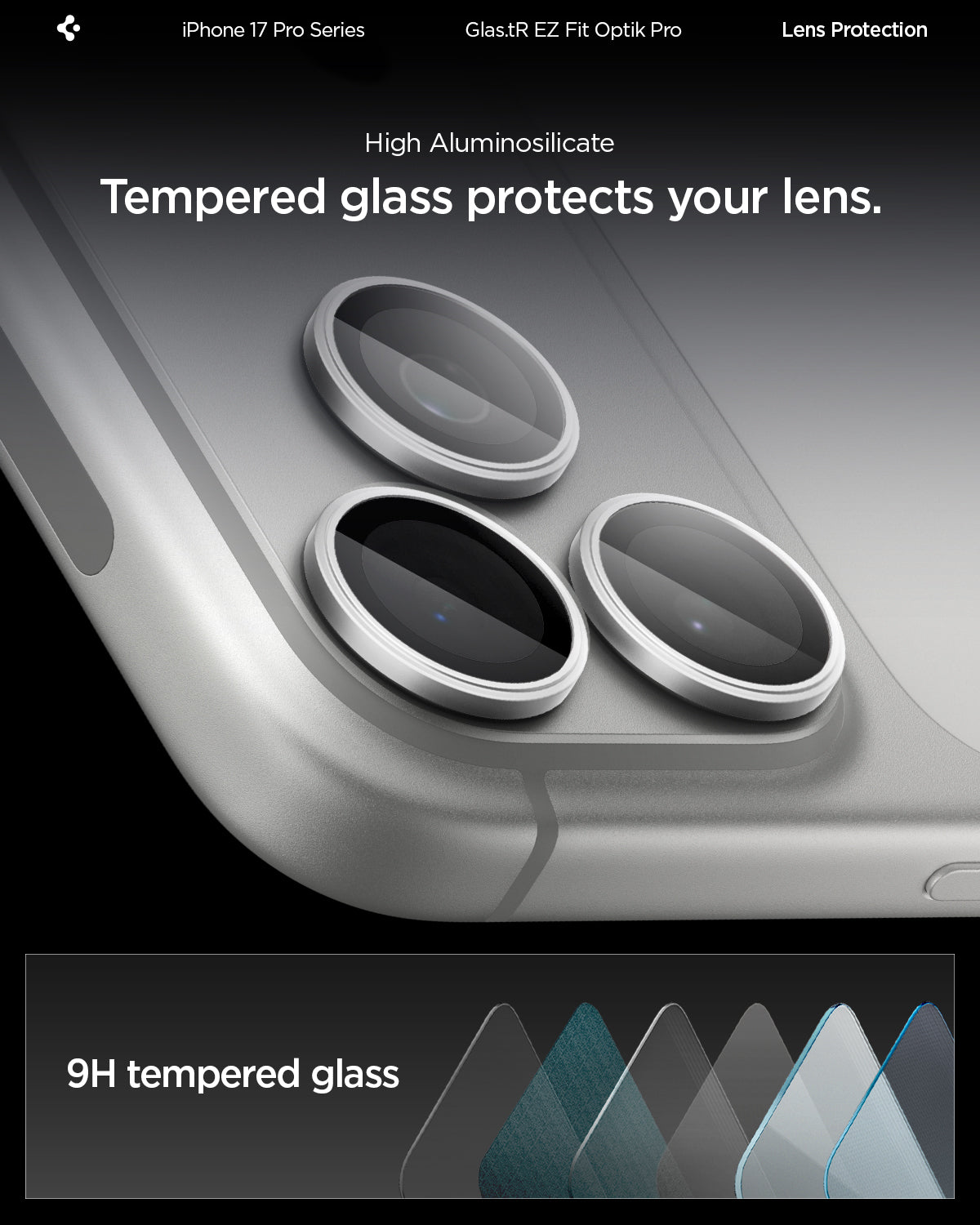 AGL10124 - iPhone 17 Pro Max Optik Pro EZ Fit 