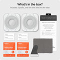 AGL03429 - Galaxy Watch 5/4 (44mm) Screen Protector EZ FIT GLAS.tR what's in the box? Includes 2 packs one for now and one for later.