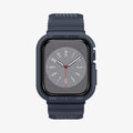 ACS00819 - Apple Watch Series (Apple Watch (45mm)) Case Rugged Armor Pro in charcoal gray showing the front