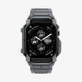 ACS08605 - Apple Watch 10 (46mm) Case Rugged Armor Pro in Dark Gray showing the front and partial sides