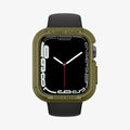 061CS26014 - Apple Watch Series (Apple Watch (41mm)) Case Rugged Armor in olive green showing the front